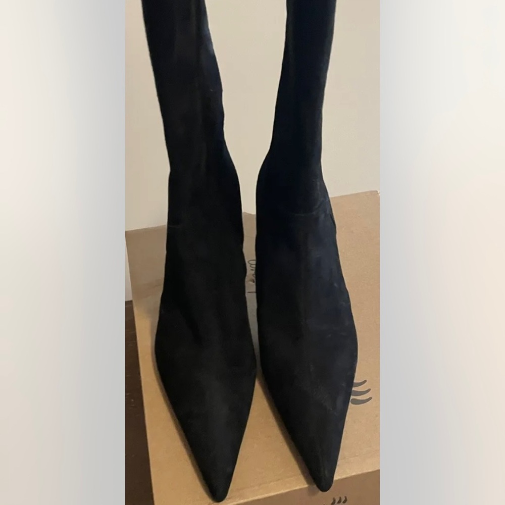 Steve Madden City Suede Boots, Size 8.5